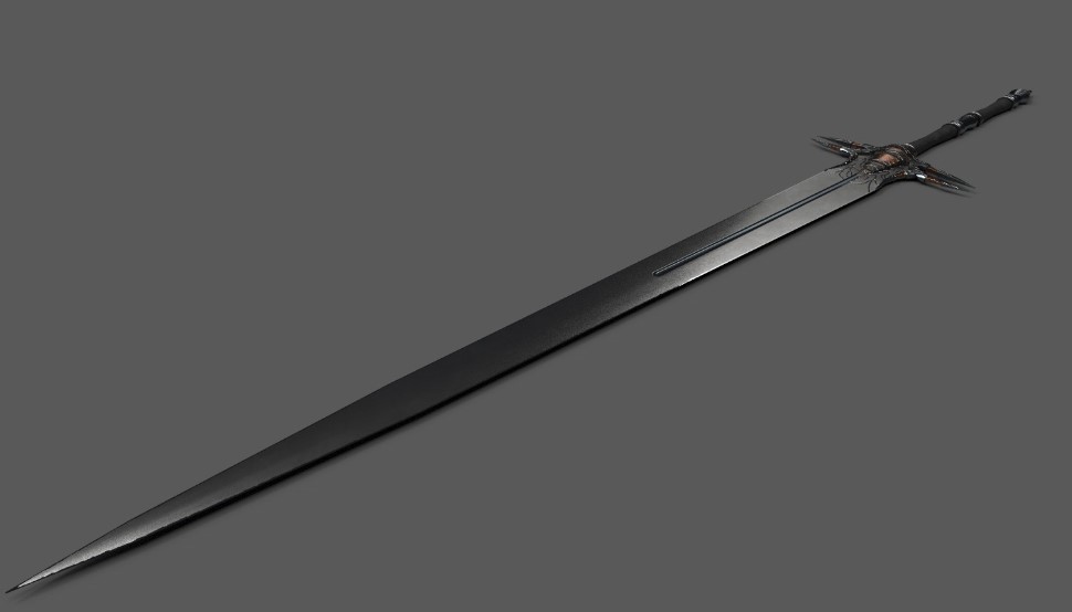 I don't think it's too hard to imagine this one, because it's just a really big sword. Maybe Cloud's sword from Final Fantasy if you are struggling.