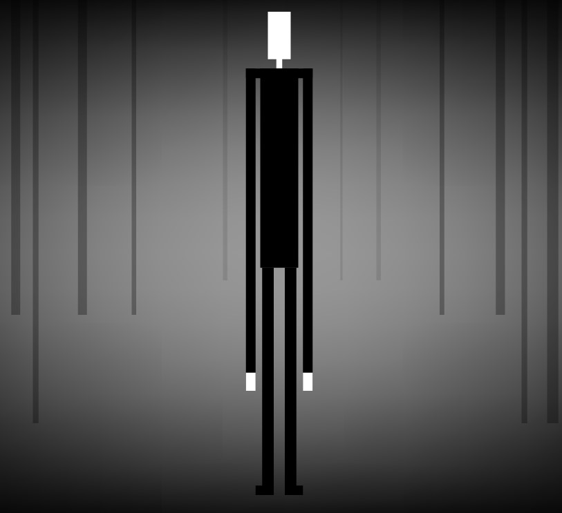 Slenderman is a killer, and he's phantasmal too. So he's on the image that didn't appear.