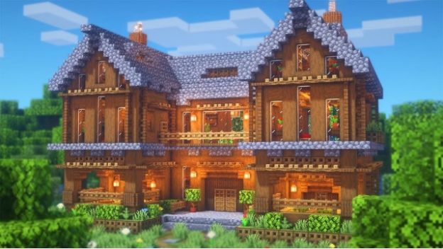 big minecraft house