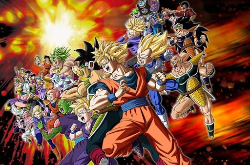 Dragon Ball Z heroes and villains