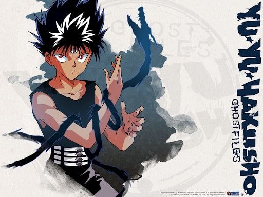 Hiei with his darkness dragon