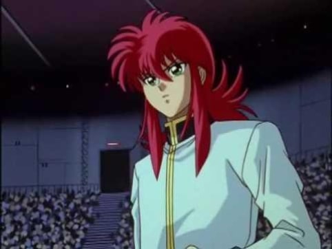 Kurama looks at the paint warrior