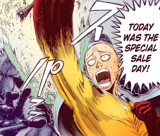 Saitama destroys carnage Kabuto