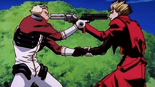 Vash and Knives face to face