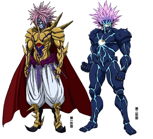 Boros in his armor and after his armor