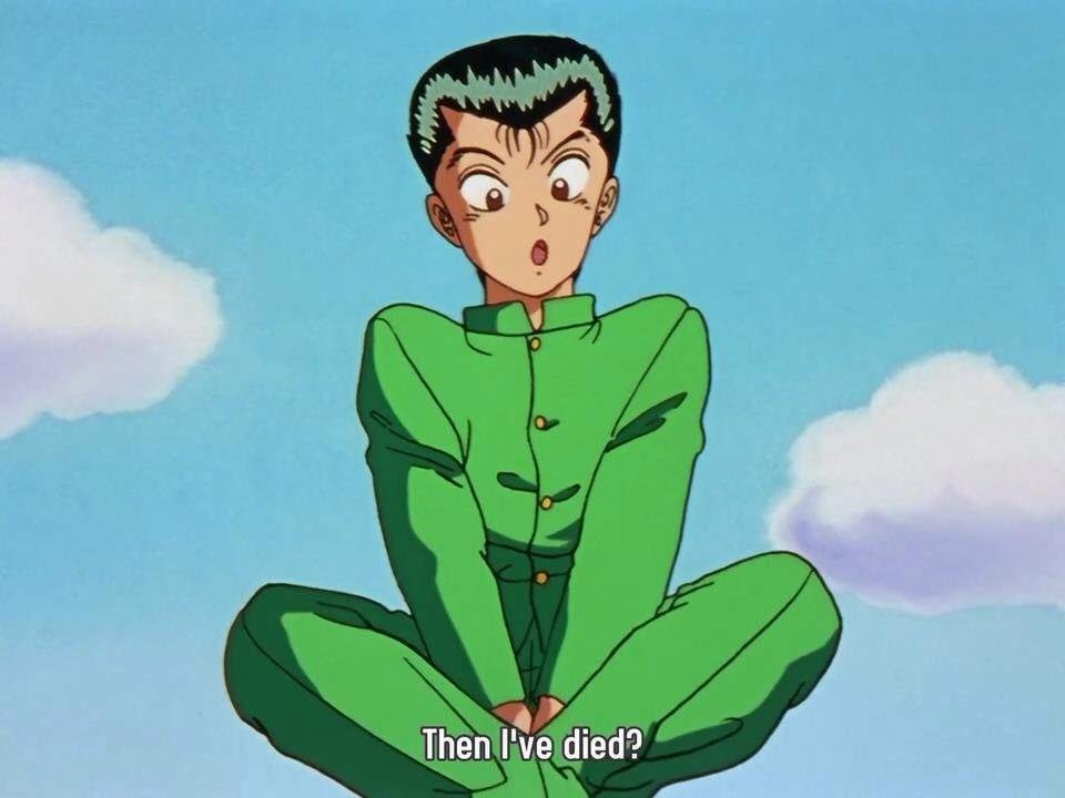 🥴 #yyh #yuyuhakusho #yusuke #yusukeurameshi #kuwabara #funny #funnyan, yu yu hakusho
