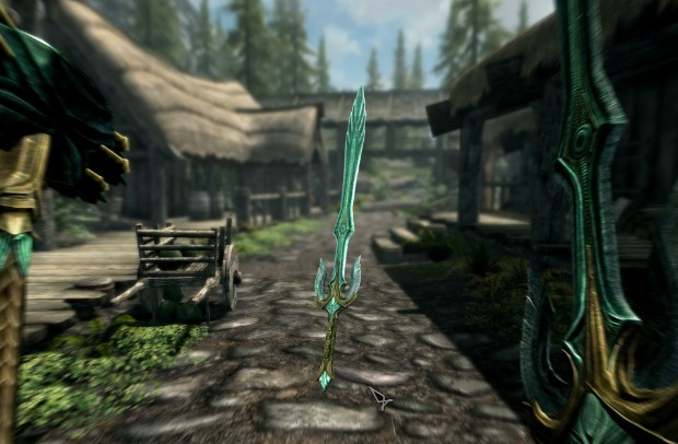 skyrim show favorite weapons