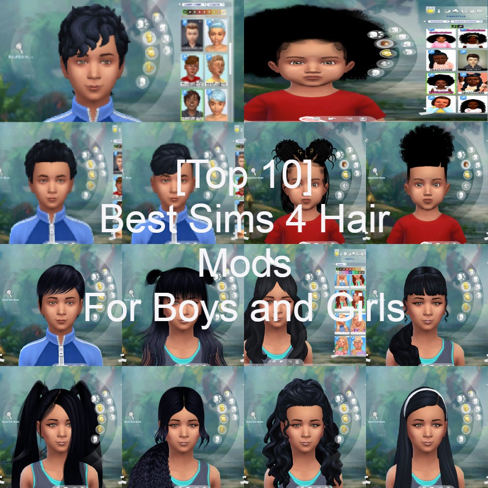Top 10] Best Sims 4 Hair Mods For Boys and Girls | GAMERS DECIDE