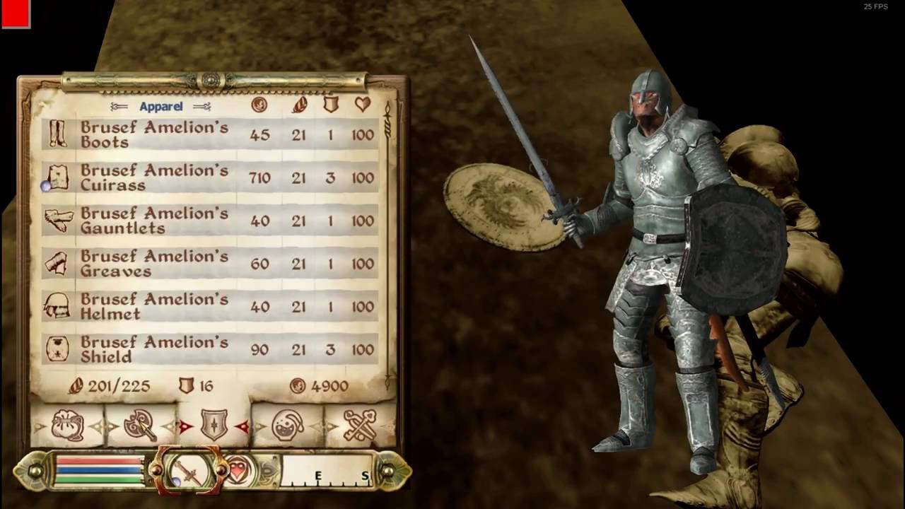 oblivion set carry weight oblivion set carry weight
