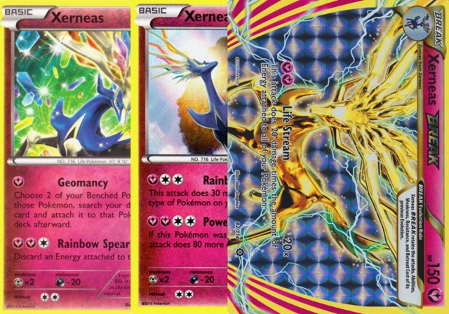 20 plus variations including some promos Pokemon Break Cards