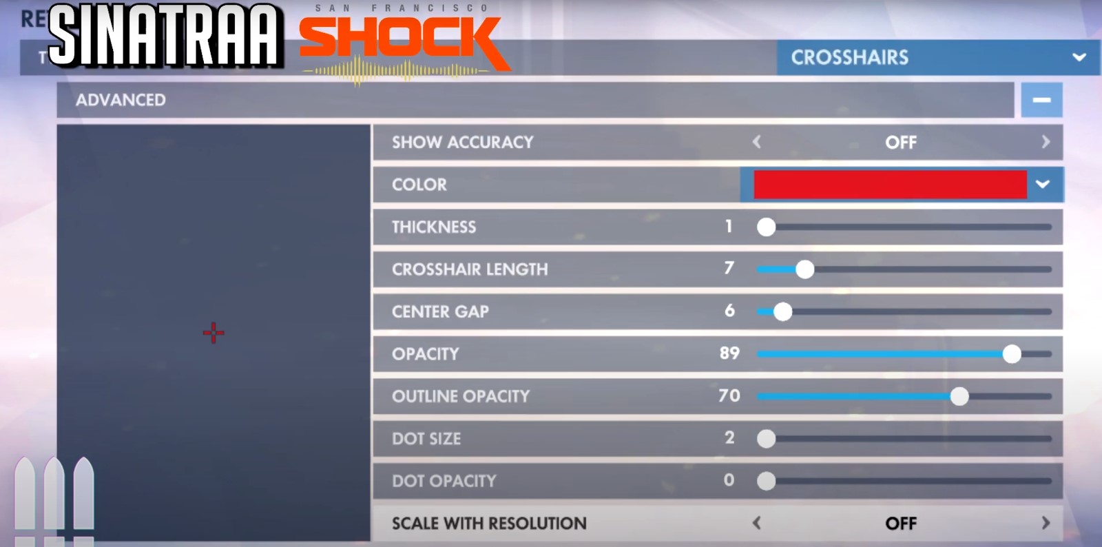 Overwatch Tracer Crosshair - Twitch In Bio guys! #overwatch #overwatc, Ashe Crosshair