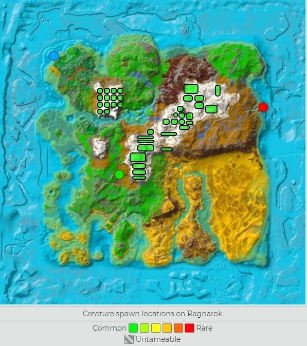 Spawn Locations Ark Ragnarok Top 10] Ark Survival Evolved Best Tames And Why They're Great | Gamers  Decide