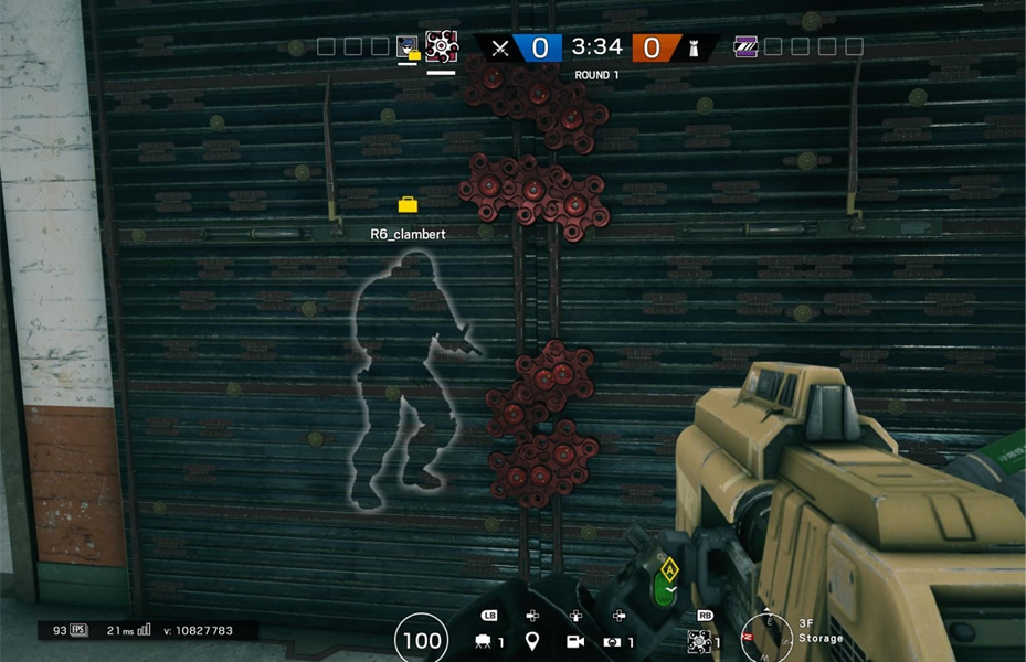 Outlines in Rainbow Six Siege
