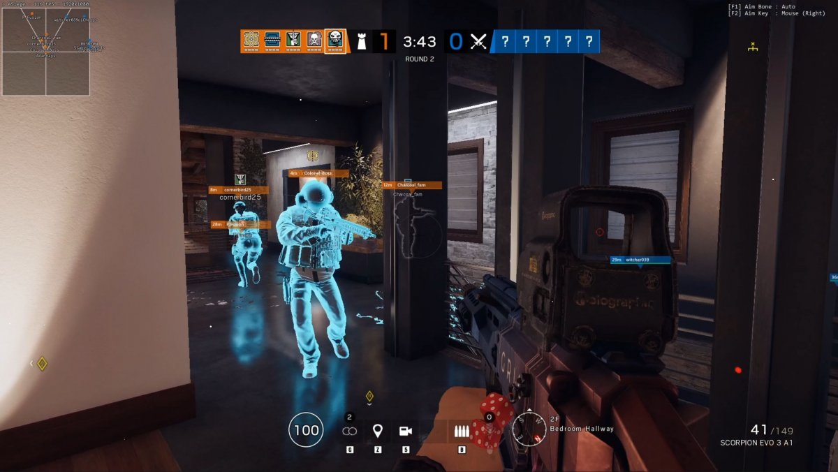 Wallhacks in Rainbow Six Siege