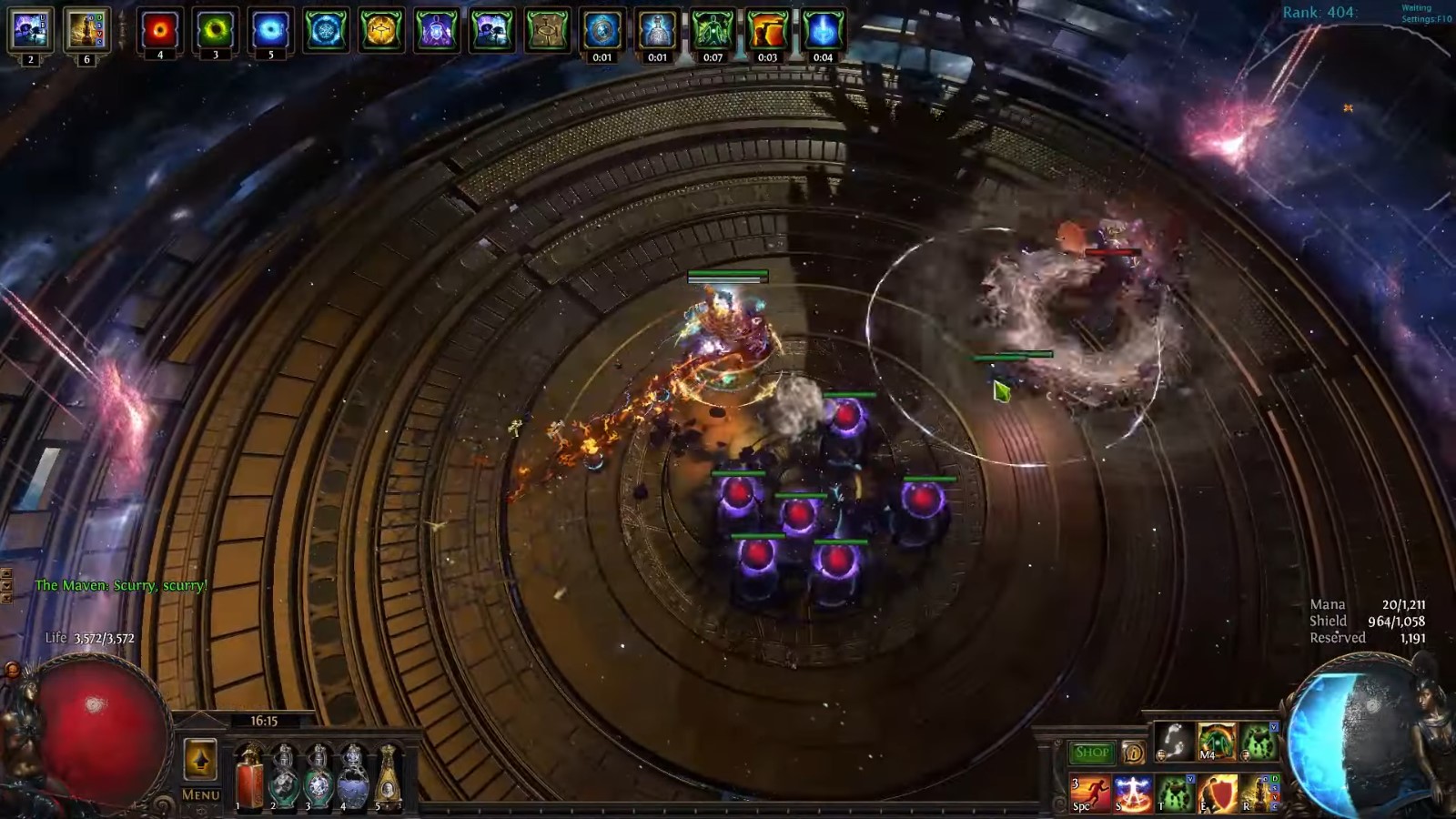 Storm call Inquisiter Sanctum run 14min 【PoE 3.22】