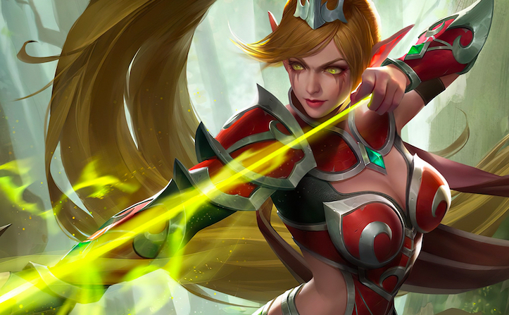 Mobile Legends: Bang Bang - #MLWallpaper-Miya She is our legendary hero. Many both adore and fear her for the strength and power she wields. Miya has the looks of an angel, but