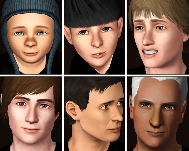 the sims 3 faces