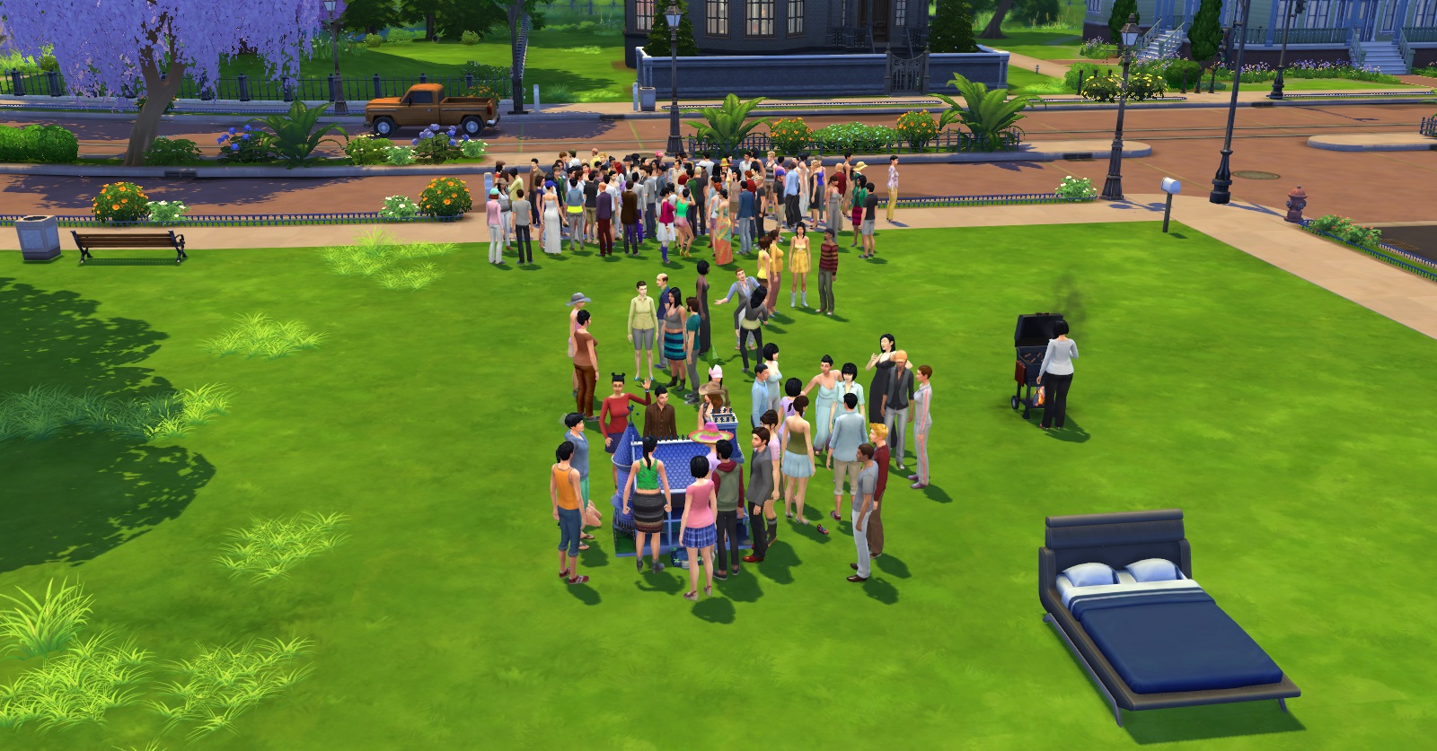 the sims 4 large household