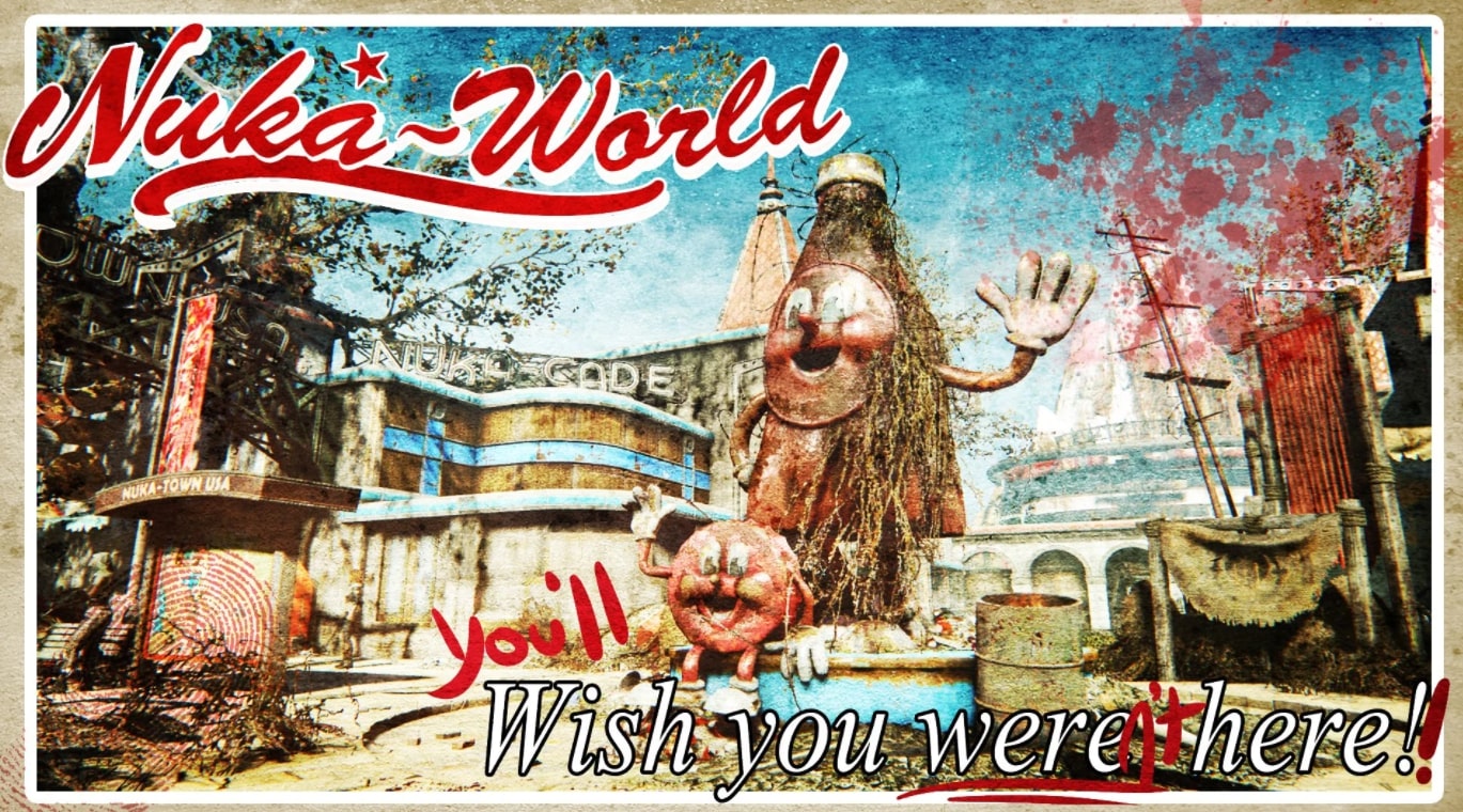 Nuka world postcard