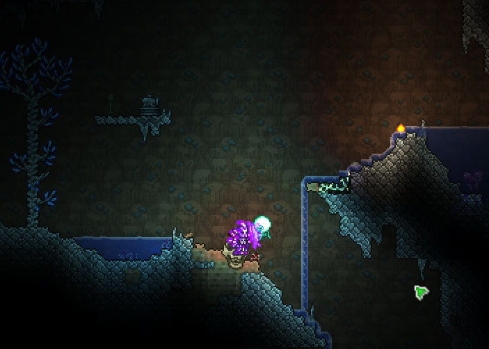 Terraria Mobile 1.4.4.9 Fledgling Wings Seed Close to Ground 