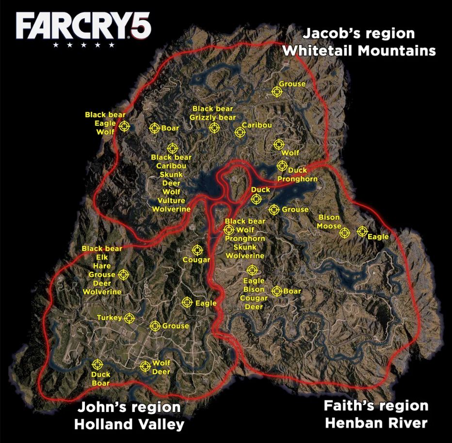 [Top 10] Far Cry 5 Best Places To Hunt Gamers Decide