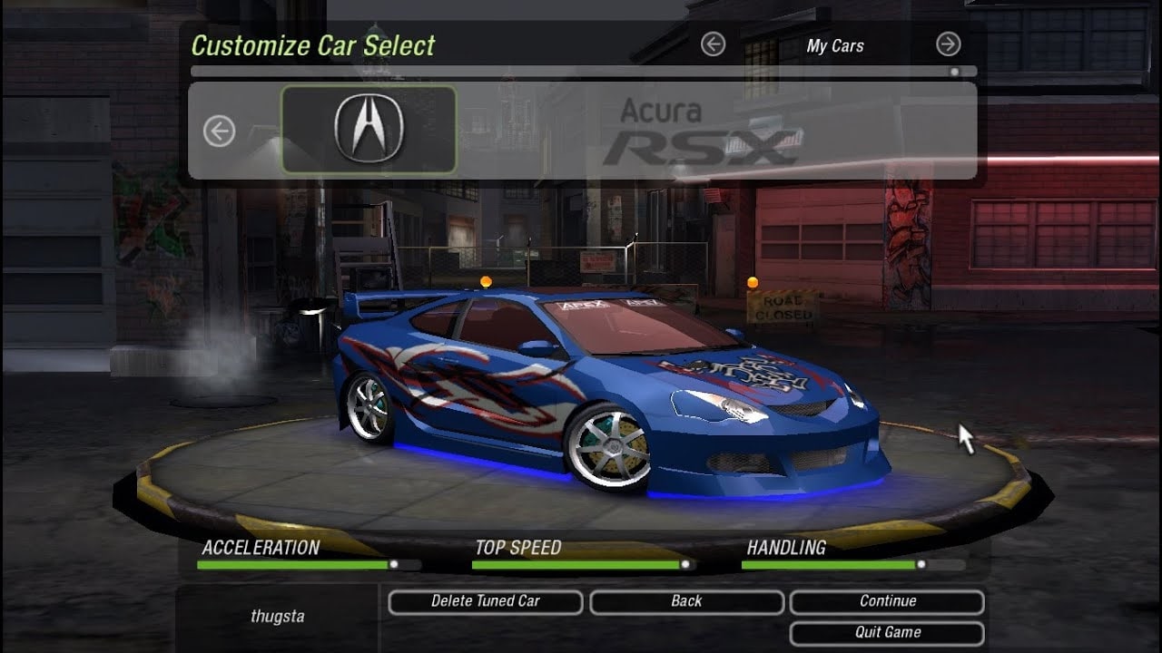 need for speed underground 2 best cars