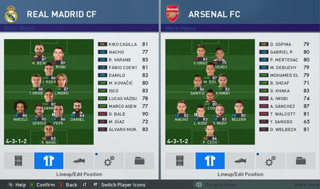 Top 10 PES 16 Formations; Number 4