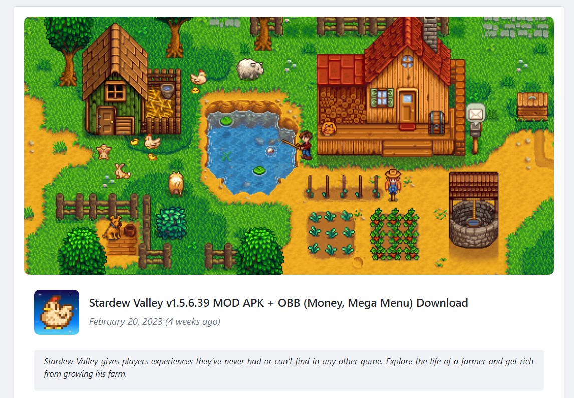 What is Stardew Valley APK