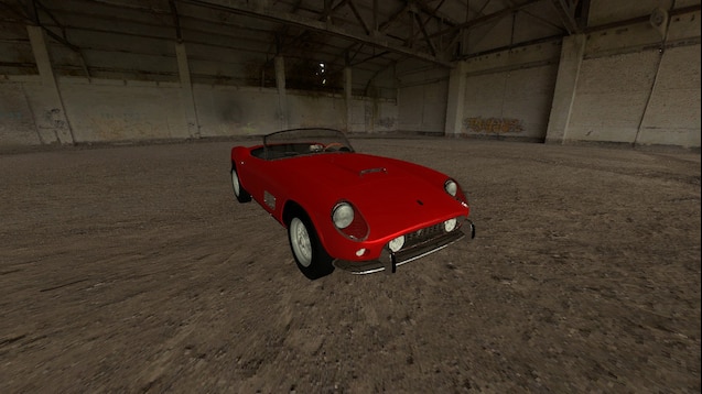 The old school Ferrari in the mod.
