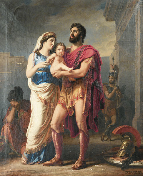 Hector was the strongest and fiercest warrior among the Trojans during their way with the Greeks,.