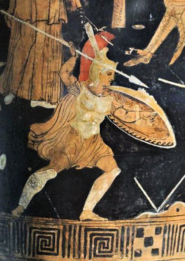 Achilles was a hero of the Trojan War and was invulnerable from harm except for one ankle.