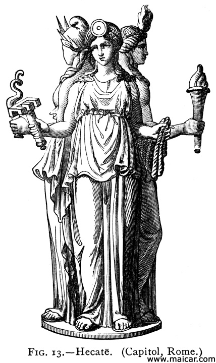 Hecate had a wide domain, but it included magic, ghosts, and necromancy