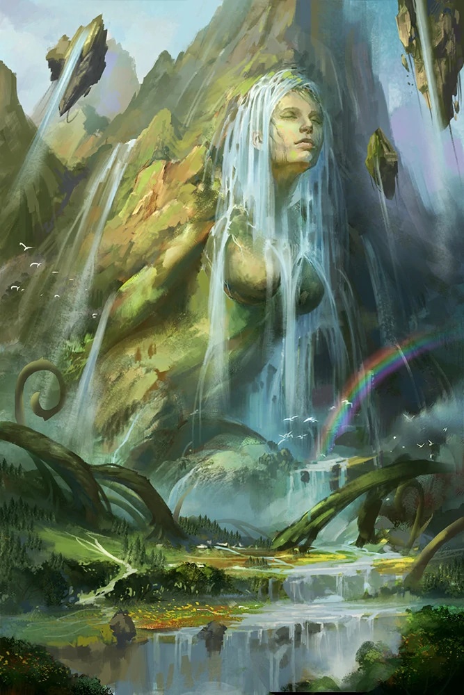Gaea is the ltieral embodiment of the earth