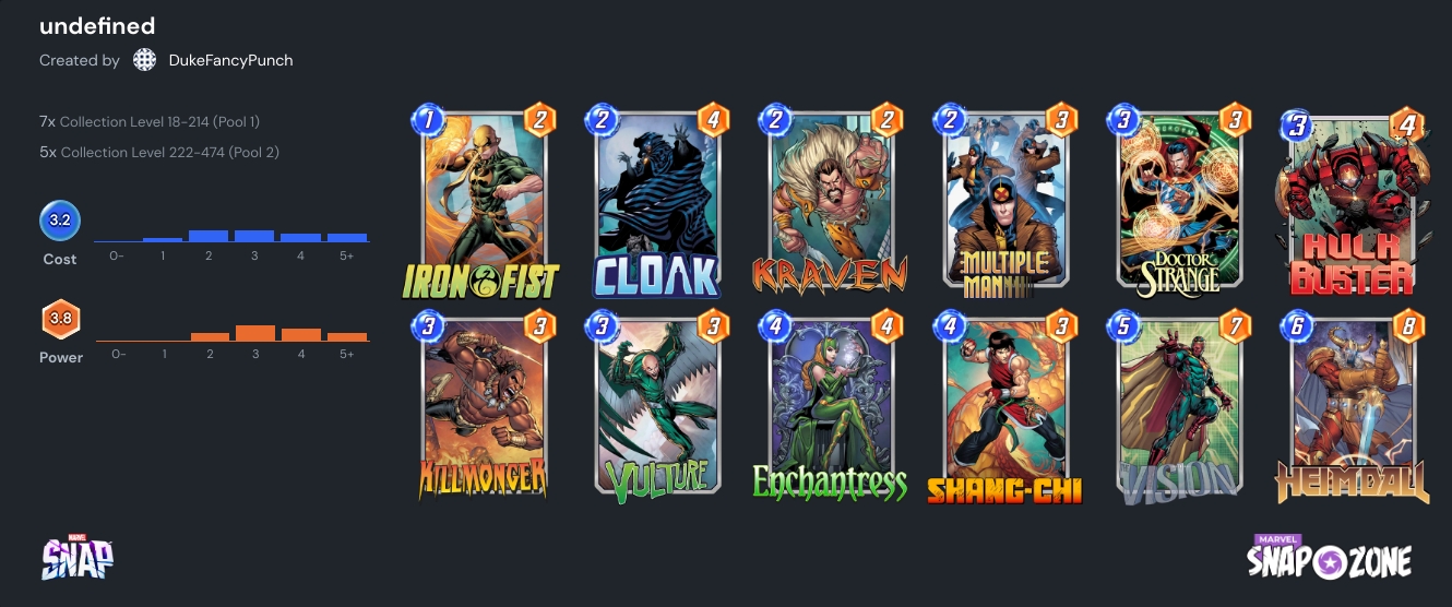 Move Disrupt deck from Marvel Snap