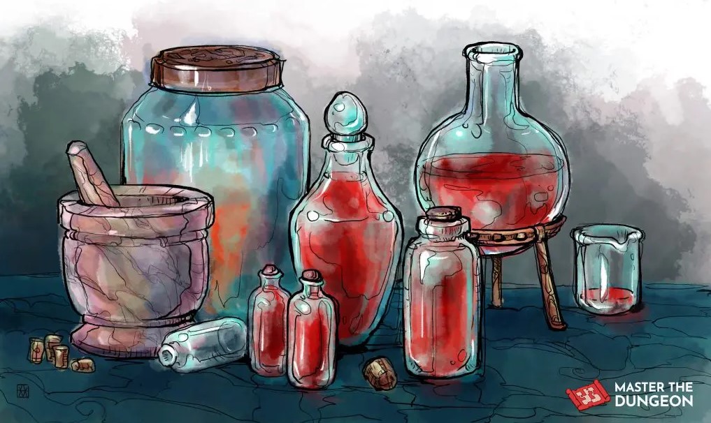Master the Dungeon: Healing Potions