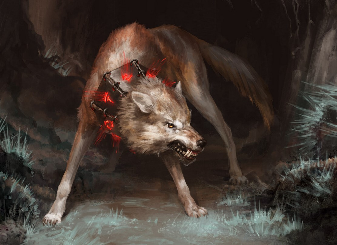 Wizards of the Coast: Runebound Wolf by Tomas Duchek