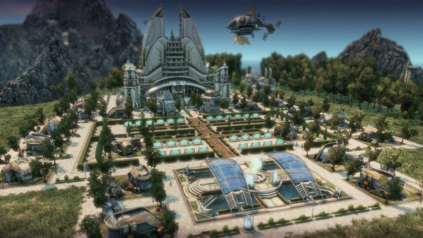Anno, Anno 2070, Eden, Island, Mountain, Game, City, Build, City-building, RTS