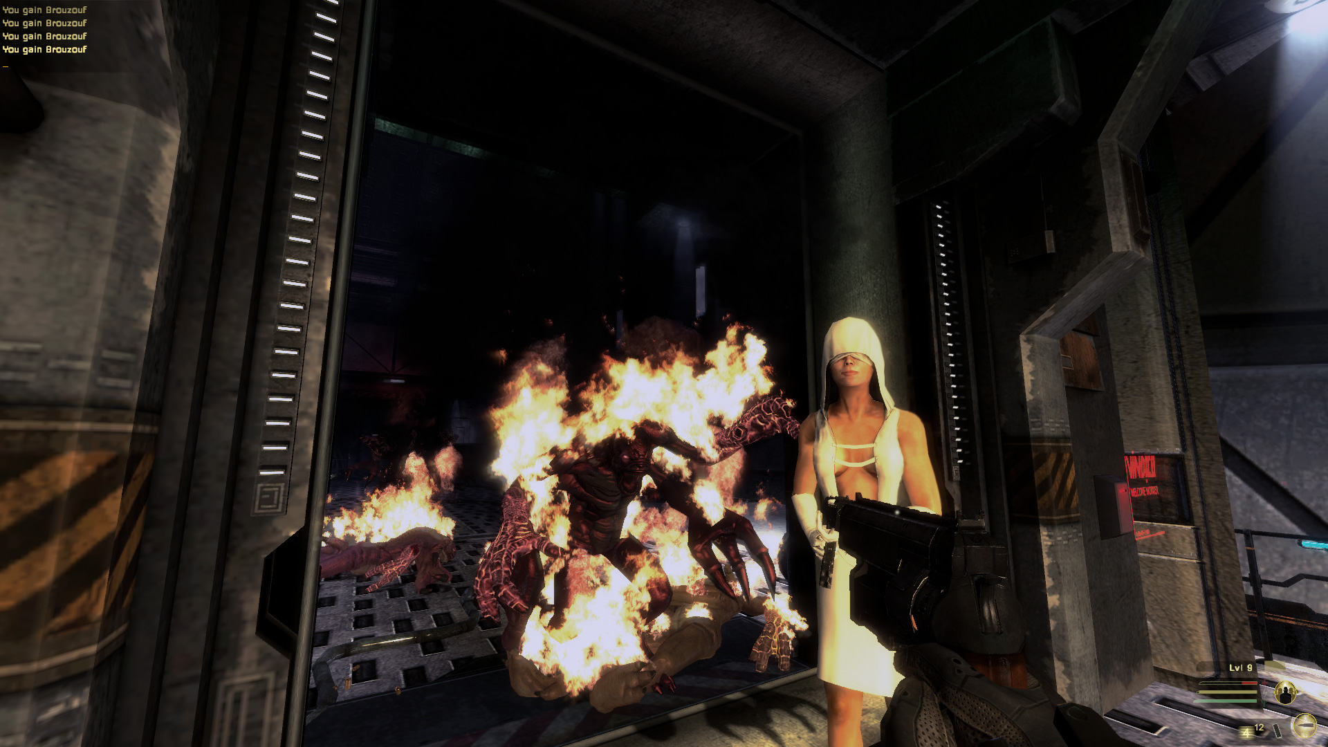 EYE, Dvivine Cybermancy, Nun, Cybernetics, Monster, Fire, Game