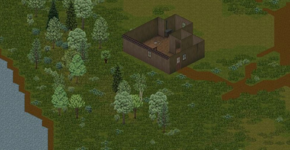 House in the middle of the forest