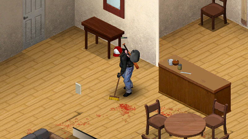 Sweeping around the base