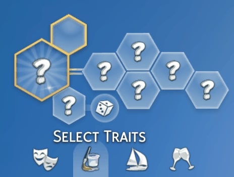 The mod adds two additional trait slots, as pictured here, allowing for more character customization. 