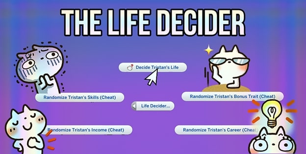 Not in the mood to plan your sim's lives? Good thing we have this mod!