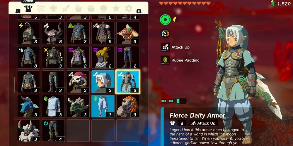 Fierce Deity Armor Set _ TOTK