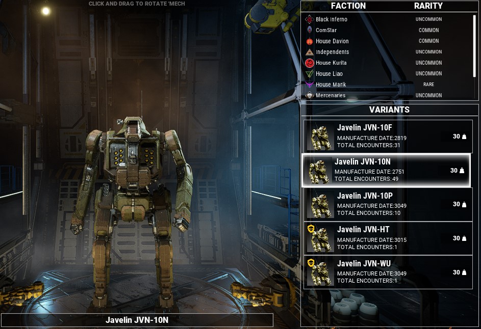 Mechwarrior 5 Light Mech Tier List [Best And Worst Light Mechs Revealed