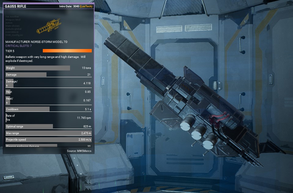 [Top 5] Mechwarrior 5 Best Gauss Mechs GAMERS DECIDE