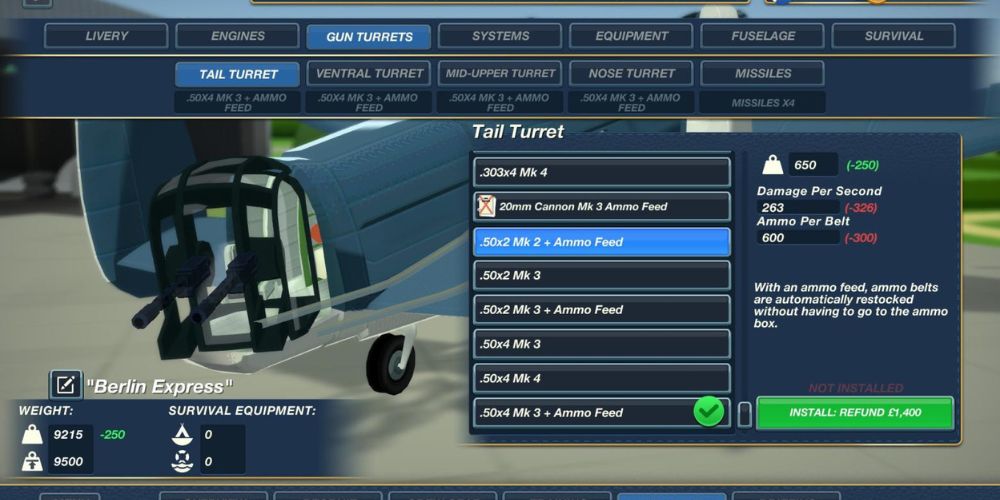 These are the third best guns to use.