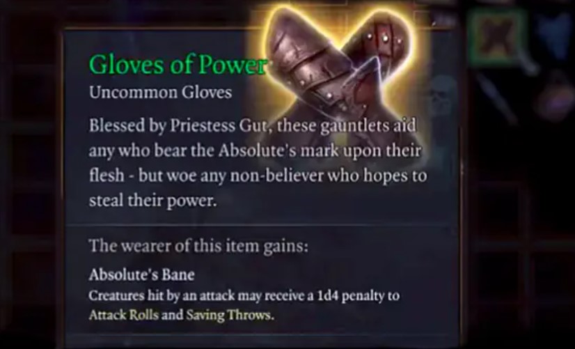 Baldur's Gate 3-Gloves of Power