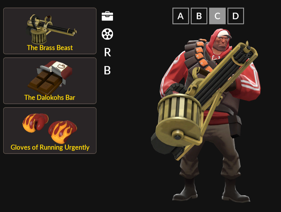 The Human Sentry Heavy loadout