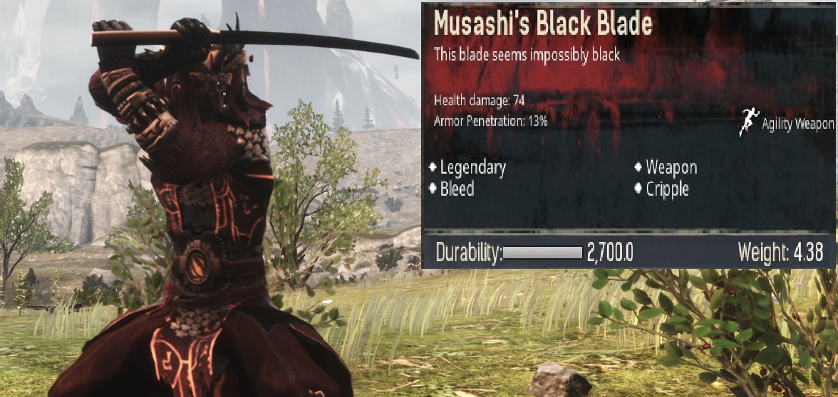Musashi's Black Blade