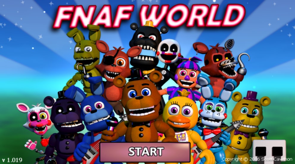 I added the Sister Location Animatronics to FNaF World! Wip! (Mod) 